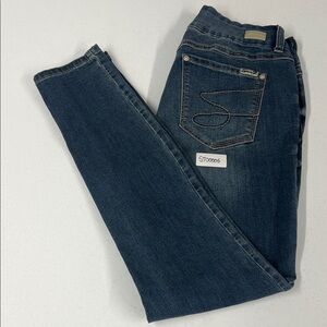 Seven7 Women's Dark Blue Skinny Jeans Size 12